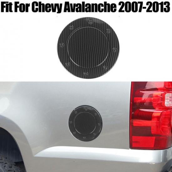For Chevy Avalanche 2007-13 Exterior Filler Fuel Door Tank Gas Cap Trim COVER B