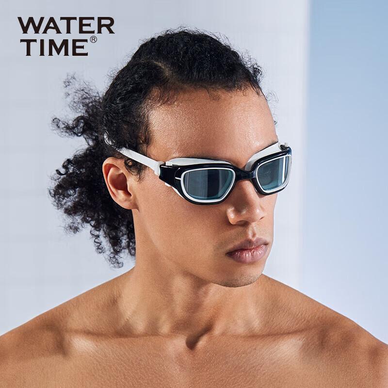 WATERTIME Anti-Fog HD Large Frame Swimming Goggles