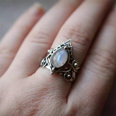 Charming Party Ring Luxury Sturdy Elegant