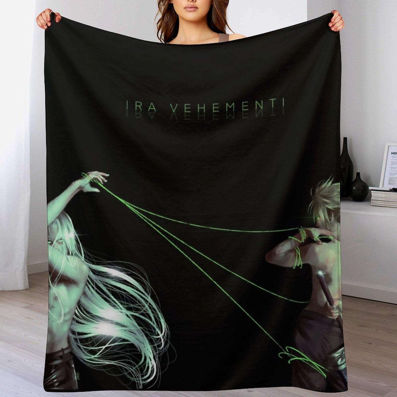 HD adjourned Sephiroth and Cloud Throw Blanket Soft Sherpa Fleece Warm Blanket for Winter 102x76cm(40x30in)