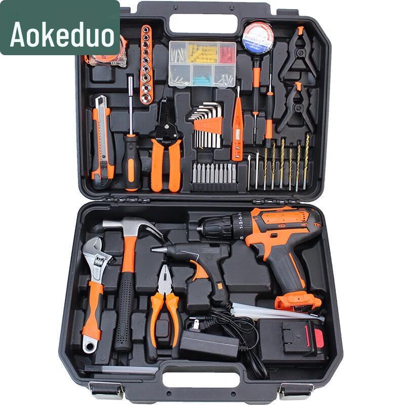 Aokedu Cordless Drill & Hardware Tool Set
