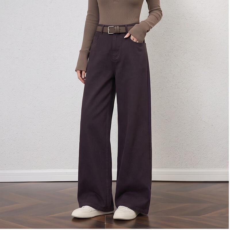 KOMPASU Elegant Cotton Wide-Leg Casual Pants for Women