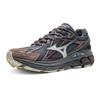 Mizuno Halo Mix Retro Style Non-Slip Wear-Resistant Low-Top Running Shoes Unisex Running Shoes Dark-Gray Slate-Blue Purple D1GH240811
