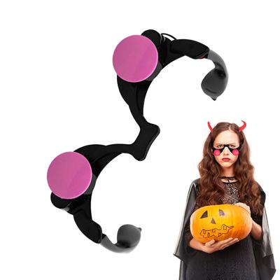 Rozsvěcující LED brýle na Halloween Svítící brýle Strašidelné červeně svítící oči LED brýle Slavnostní Halloweenové LED svítící brýle