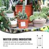4Pcs Water Level Gauge Visual Display Sturdy Plastic Sunproof Outdoor Plant Water Shortage Reminder Moisture Indicator