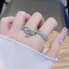 Four-Pointed Star Ring Set, Female Niche Design, Cold Wind, Irregular Personality, Advanced Sense Index Finger Open Ring