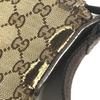 GUCCI 145857 GG Crossbody Messenger Bag Shoulder Bag Beige/SilverHardware