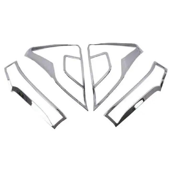 For Honda Fit Jazz 2014 2015 2016 2017 Car Rear Back Light Lamp Hood Molding Frame Stick Styling Abs Chrome Cover Trim Hoods
