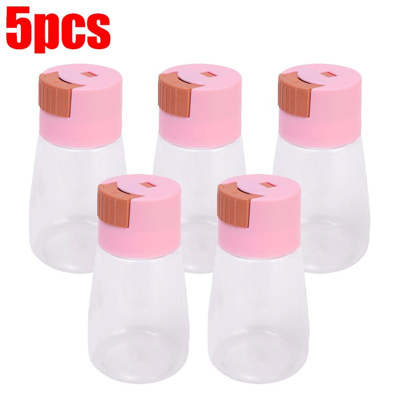 Kitchen Quantitative Salt Shaker Metering Seasoning Bottle Spice Pepper Sugar Dispenser Can Condiment Storage Jar Containers