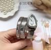 Trendy Snake-Shaped Quartz Bangle Watch for Women – Creative Bracelet Style