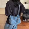 Denim Bag Women's Large Capacity Shoulder Crossbody Bag Vintage Commuter Bag