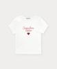 Sseomweeobeoteo Boucle Heart Logo Top - Ivory