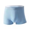 Men's Summer Ice Silk Boxer Briefs - Double Layer, Moisture-Wicking, Breathable, Lightweight, Nude-Feel, Comfortable.