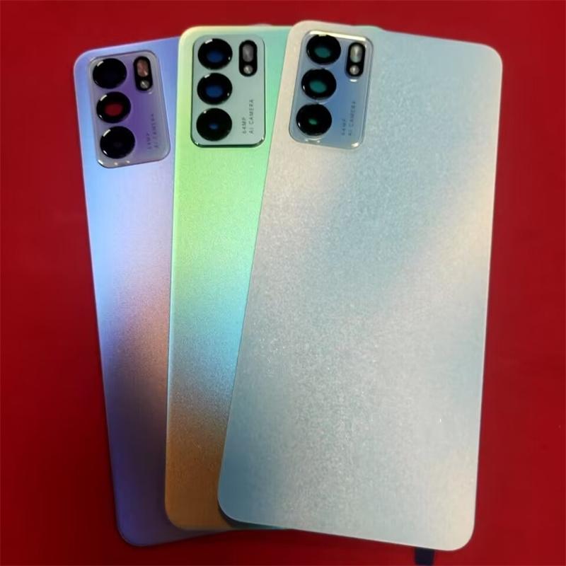 For OPPO Reno 6 5G Back Battery Cover For OPPO Reno6 Back Glass Cover Rear Housing Case Panel Replacement Parts
