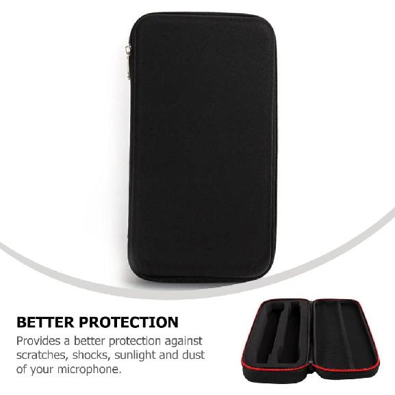 Microphone Storage Box Case Shockproof Waterproof Carry Bag for Outdoor