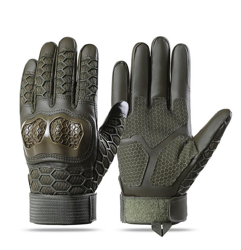 Tactical gloves locomotive off-road motorcycle riding hard shell anti-drop non-slip riding outdoor riding half-finger gloves