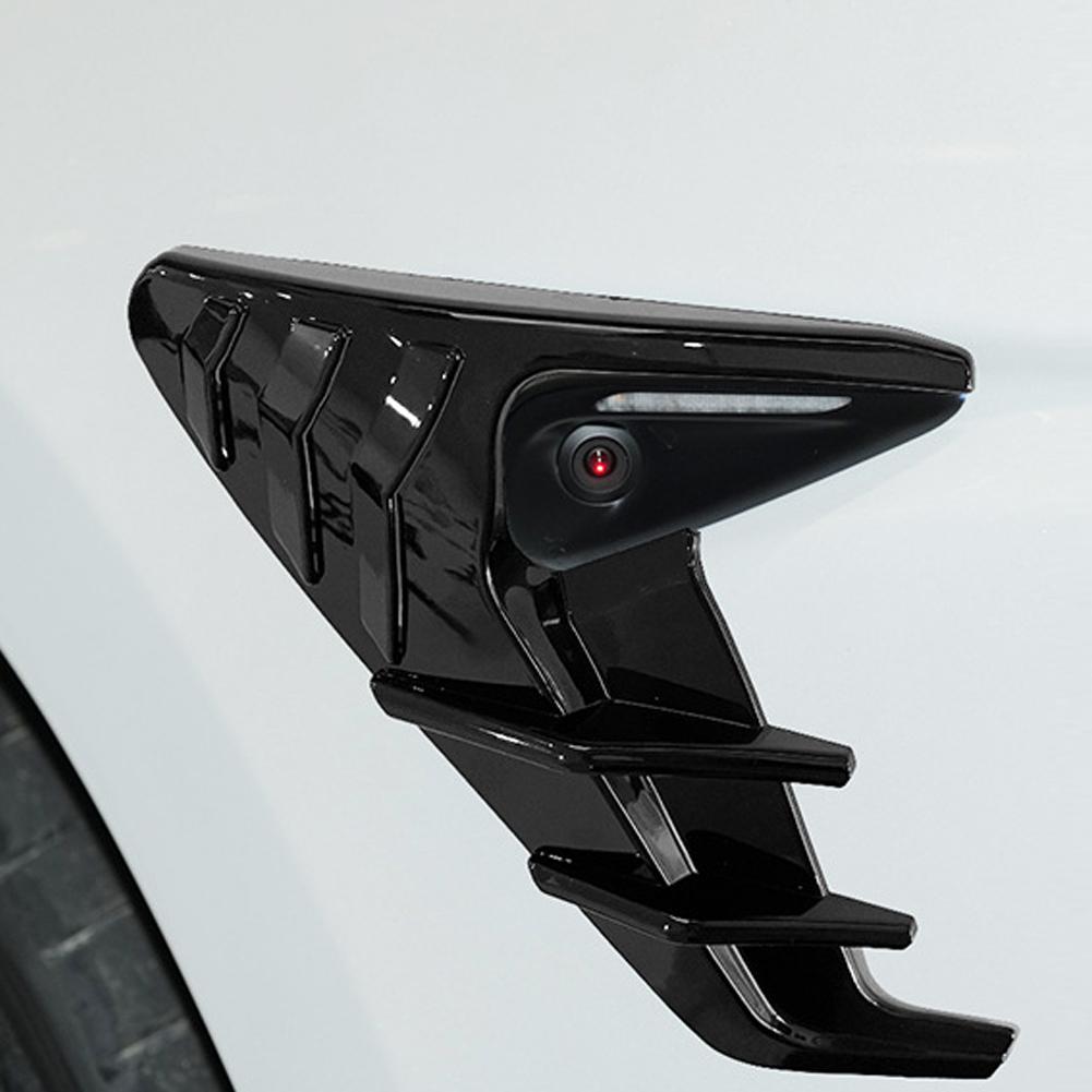 2Pcs Car Side Camera Protection Covers Kit Decoration Sticker Car Modification Accessories for Model 3 Moel Y 2018-2023