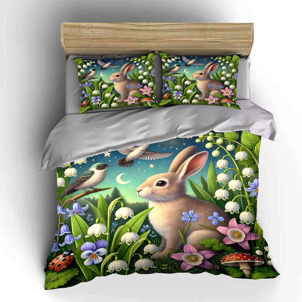 Whimsical Woodland Dreamscape. Bedding Sets Duvet Covers Pillowcases(1* Duvet Cover 2* Pillowcases Without Duvet Insert)