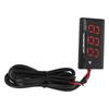 Termometro LCD per Moto Sottile Impermeabile Misuratore Temperatura Acqua con Adattatore Candela 10MM 12V
