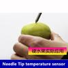 NTC\PT100\PT1000 Class A Temperature Sensor 4X100mm Needle Tip Wire Shielded Cable 1-8m Meter Food Grade Stainless Steel SUS304