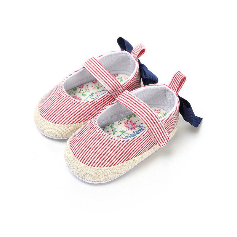 Buy Girl Shoes Children The First Walker Shoes Baby Bow Stripes at