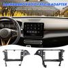ABS Plastic Radio Surround 10.1 Inch Car Dash Kit for Toyota Prius 2010 RHD, Navigation Automotive Interior Modification Parts Panel Frame Russia