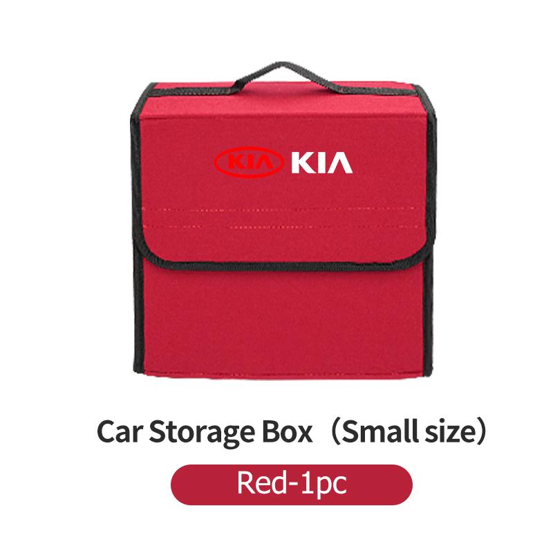 BBEI1 For KIA Car Trunk Storage Box Foldable Stowing Tidying Container Bag Accessories Sorento Stinger Soul Spectra Niro Cadenza
