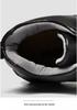 Men's High-Top Autumn Casual Leather Shoes - Genuine Leather, Soft Sole, Work Boots, Outdoor, Plus Velvet Cotton Lining