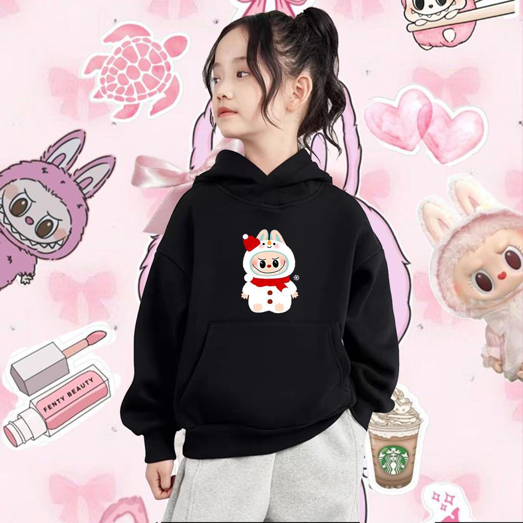 Children's Hoodie New Trendy Labubu Children's Cute Cartoon Casual Daily Hoodie 100-160cm Boys Girls