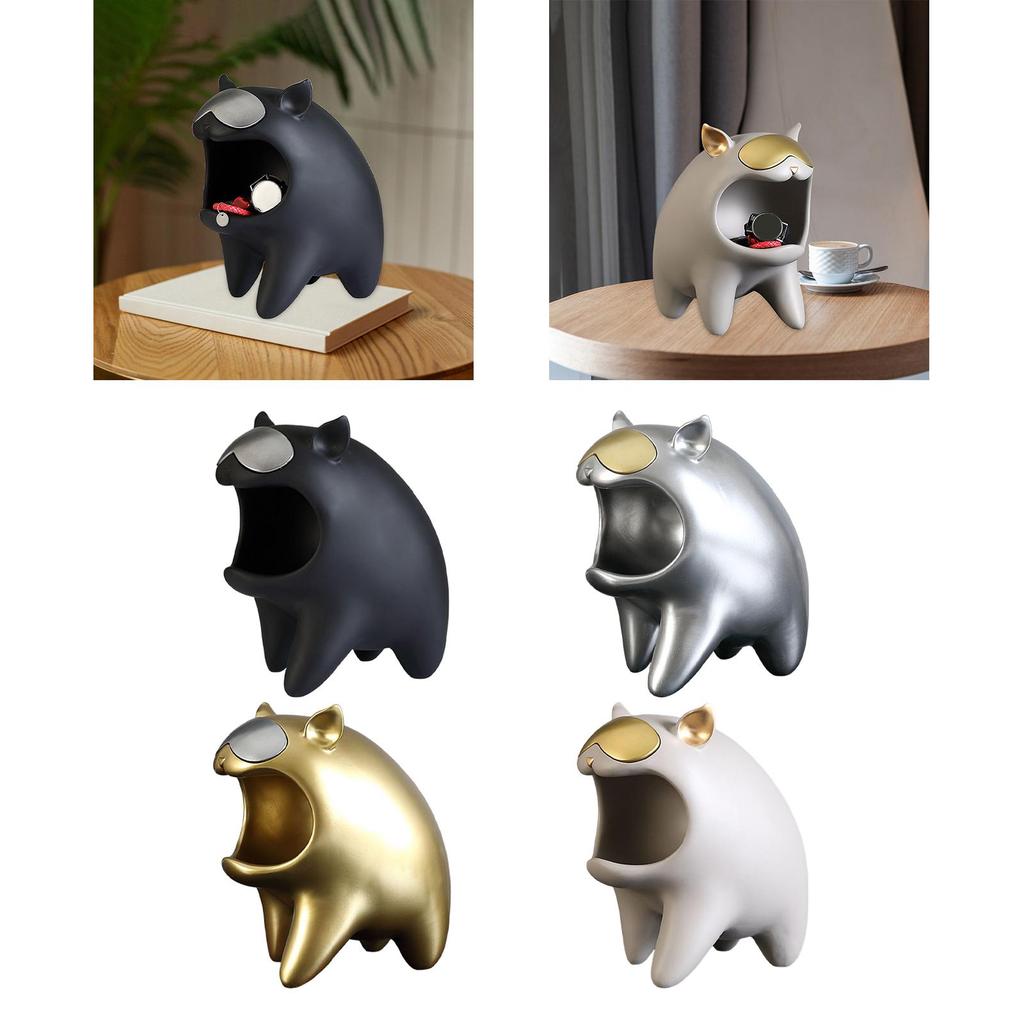Animal Statue Storage Tray Nordic Crafts Cosmetic Display Ornament Entrance Key Holder Figurine