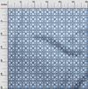 oneOone Cotton Poplin Blue Fabric Asian Block Floral Dress Material Fabric Print Fabric By The Yard 42 Inch