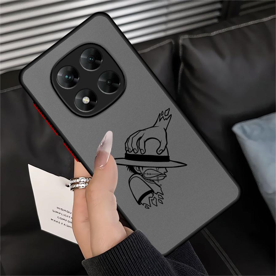 Чехол-бампер для телефона Funda для Xiaomi Redmi Note 14 13 Pro Plus 10 12 11 14C A4 13C 9S Мультяшный One Piece Redmi Note 13 Pro+ 5G