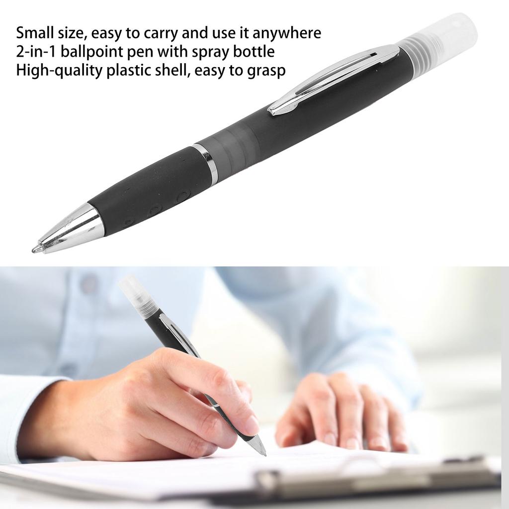 Pen Perfume Spray Bottle Portable 2‑in‑1 Ballpoint Writing Pen Perfume Filling Bottle 3ml