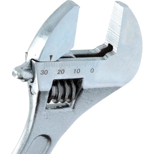 Takagi Adjustable Wrench, 250mm (Maximum Opening Width: Approx. 30mm) for Tightening Bolts and Nuts, with Measuring Tape, Adjustable, for Water Supply