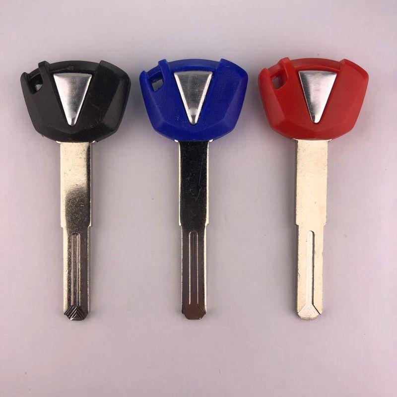 12PCs motorcycle key uncut blank replacement key for Kawasaki Ninja 400 636 650 z900 Z800 ninja400 ZX-6R 10R