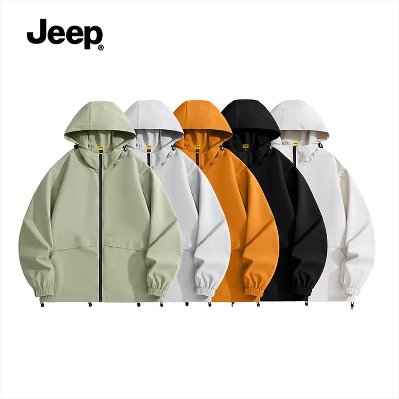 JEEP Men's Spring Splash-Proof Casual Jacket