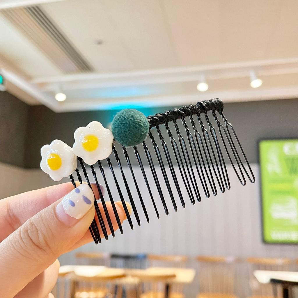 Mode Kinder Haarnadel Kleine Mädchen Pony Gebrochenes Haar Haarnadeln Mädchen Candy Farbe Süße Nette Einsatz Kamm Frauen Haar Zubehör