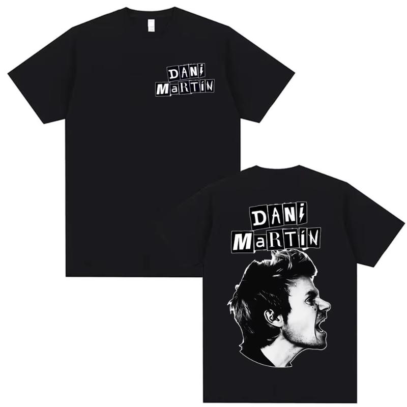 Dani Martin Ptos Anos Graphic T-shirts Men Women Fashion Classic Trend Tee Shirt Man High Quality Oversized Cotton T Shirts