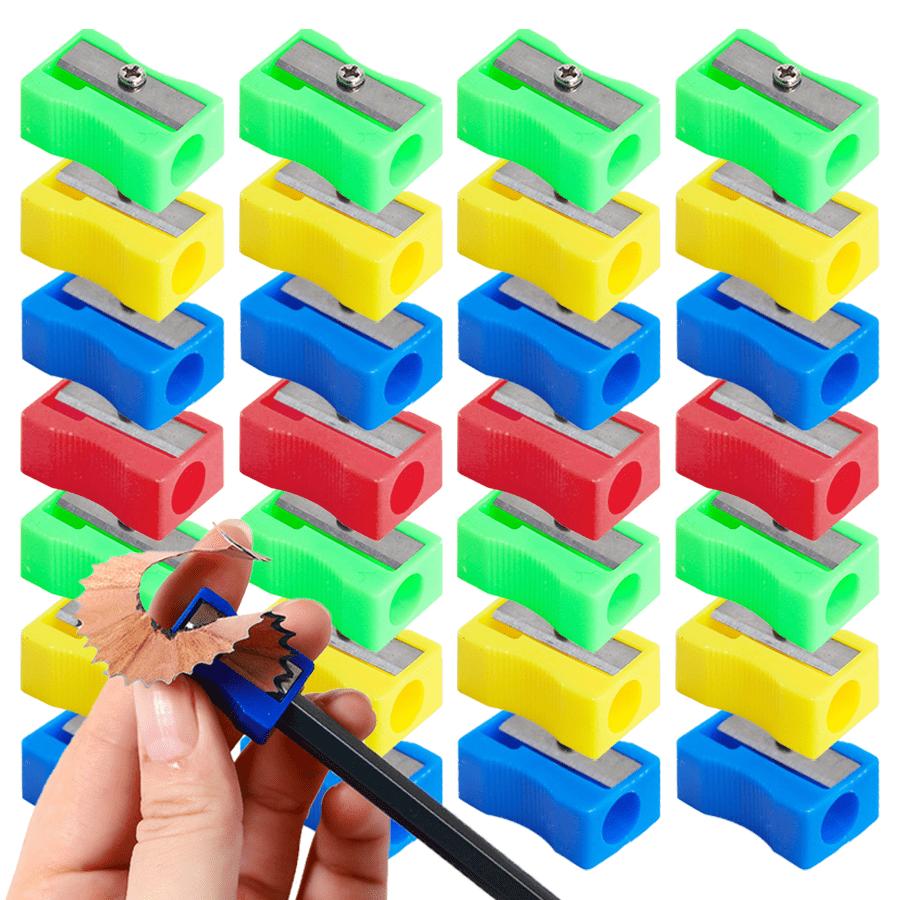 20pcs Random Color Pencil Sharpener School Office Study Supplies Lightweight Portable Tool for Writing Drawing Sketching Note