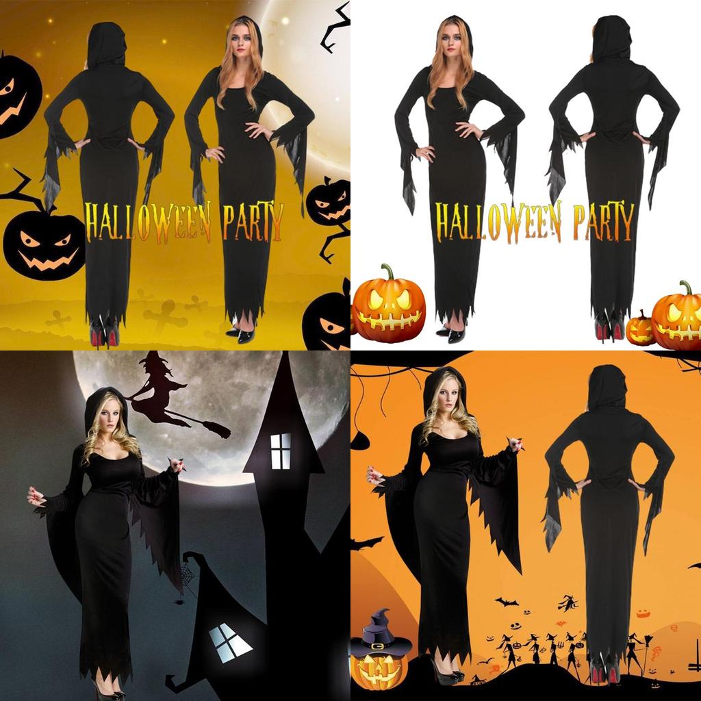 Ladies Vampire Witch Cosplay Costume For Halloween And Role Play