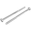 Furniture Screws 2 Pcs Silver M6 X 120 Mm Steel