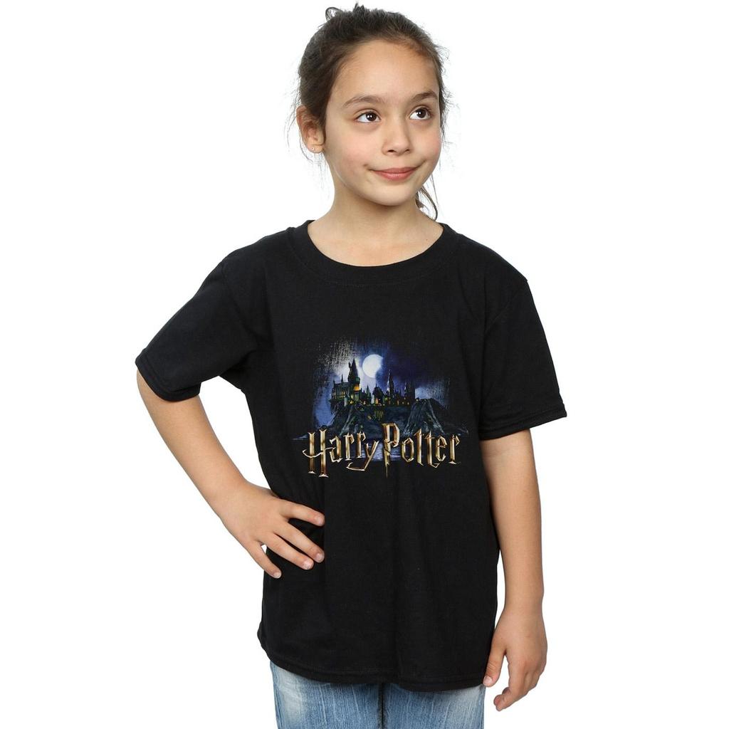 HARRY POTTER Girls Hogwarts Castle Cotton T-Shirt