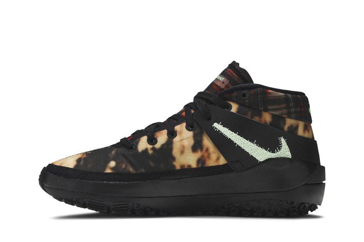 Men's Sneakers Nike KD 13 Bleach Plaid Black/Illusion Green/Vapor Green/White Onyx