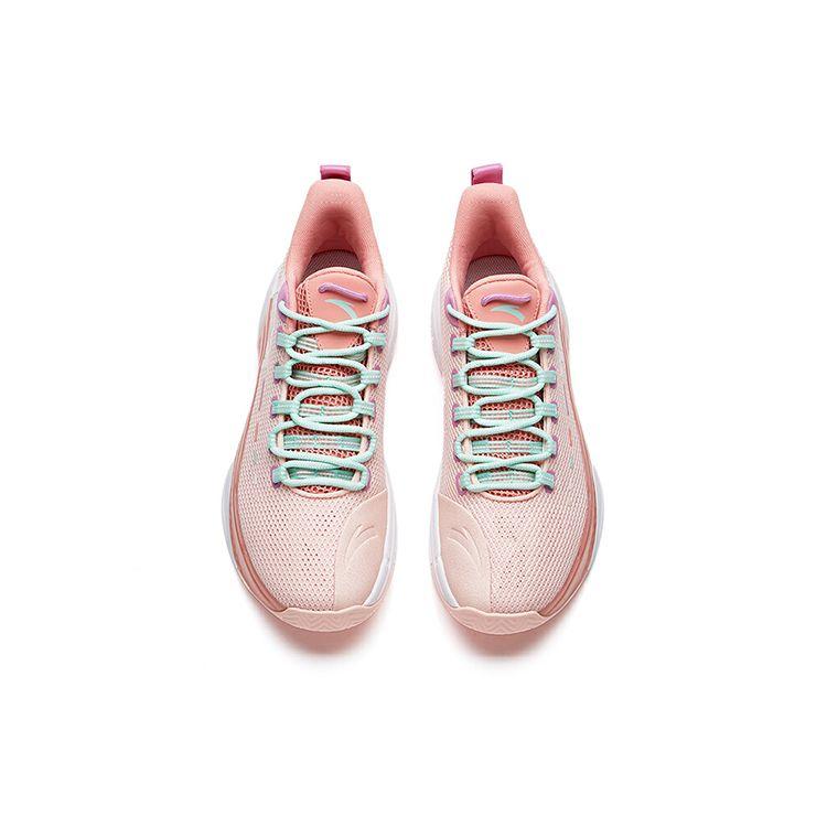 Anta Attack 3 Shock Absorption Non-Slip Wear-Resistant Low-Top Basketball Shoes Men Sneakers Pink 112131609-3