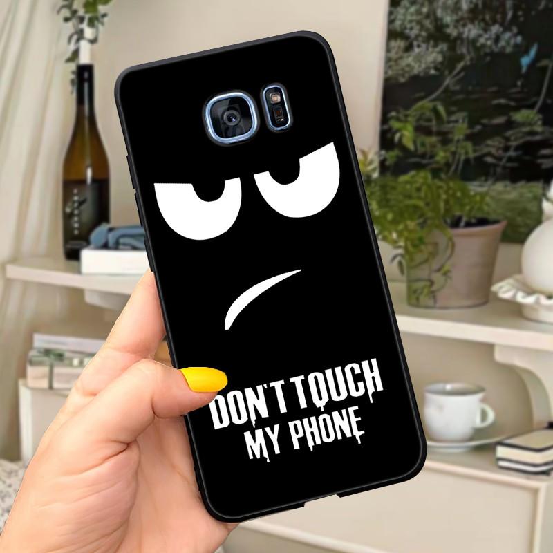 For Samsung Galaxy S7 edge Case Cover Cute Letters Soft Silicone Coque Phone Case For Samsung s 7 S7 edge S7edge G930 G935 cases
