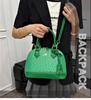 Women's Vintage 2025 Ostrich Pattern Large Capacity Handbag - Single Shoulder/Crossbody