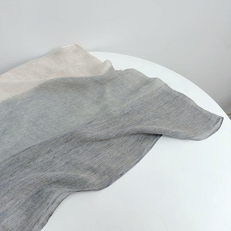 Japanese Rain Dew Linen Primary Color Scarf, Light Women'S Sunscreen Scarf