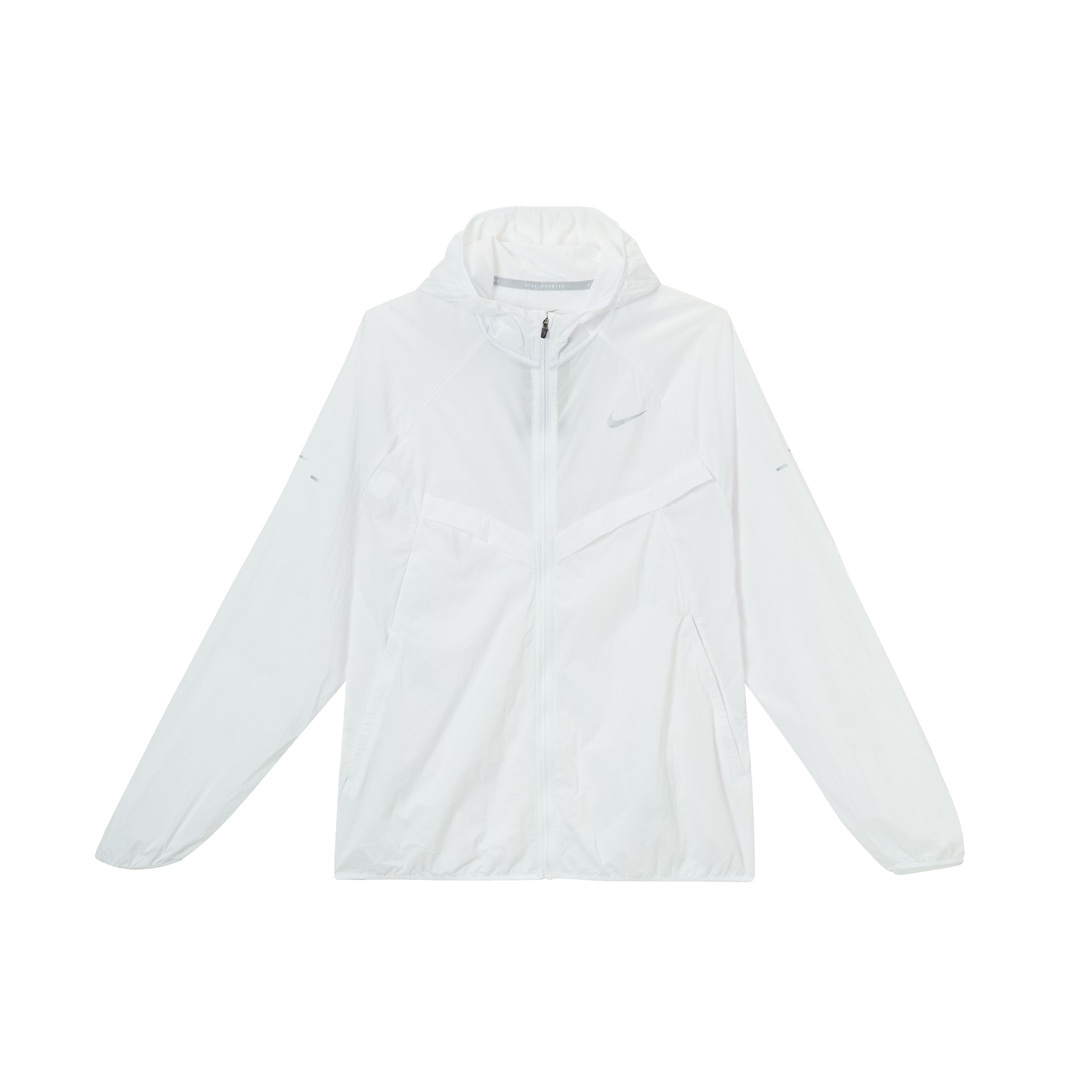 

Чоловіча куртка Nike Stride Repel Водовідштовхувальна з капюшоном на блискавці з довгим рукавом Біла HV4549100 S