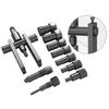 Jeu de 10 extracteurs de roulements avec mandrins de 8-25 mm pour moto, voiture, roulements aveugles industriels, outils revêtus antirouille