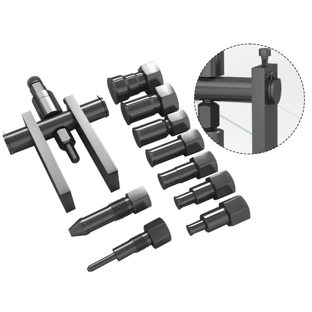 Jeu de 10 extracteurs de roulements avec mandrins de 8-25 mm pour moto, voiture, roulements aveugles industriels, outils revêtus antirouille